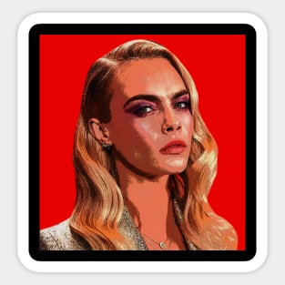 cara delevingne Sticker